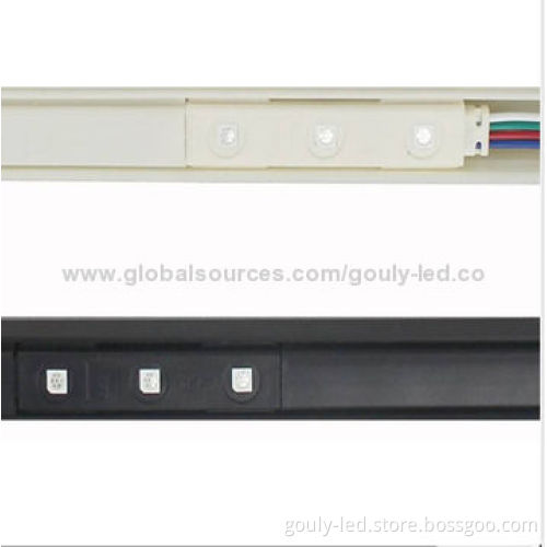 5050 LED track light with cover, waterproof, for store front glass